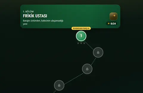 Efsane Anlar haritası: 1. bölüm Frikik Ustası